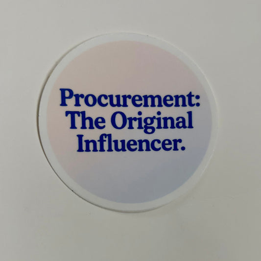The 5-Pack: Procurement Stickers by Subject to Approval